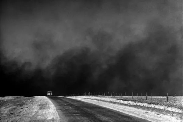 Chmury pyłu, Texas Panhandle, USA